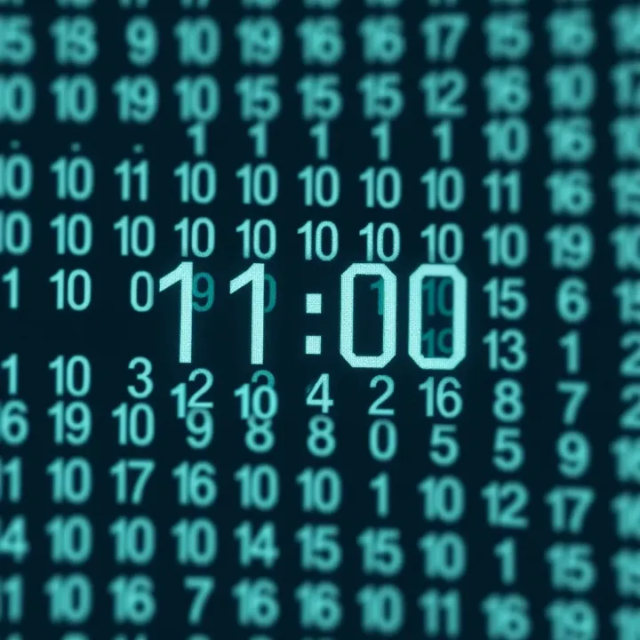 Example showing conversion of a binary number into its equivalent decimal sum using powers of two