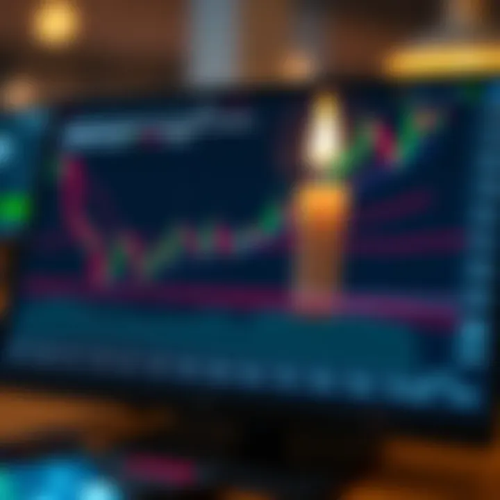 Diagram showing practical use of candlestick patterns in forex trading decisions