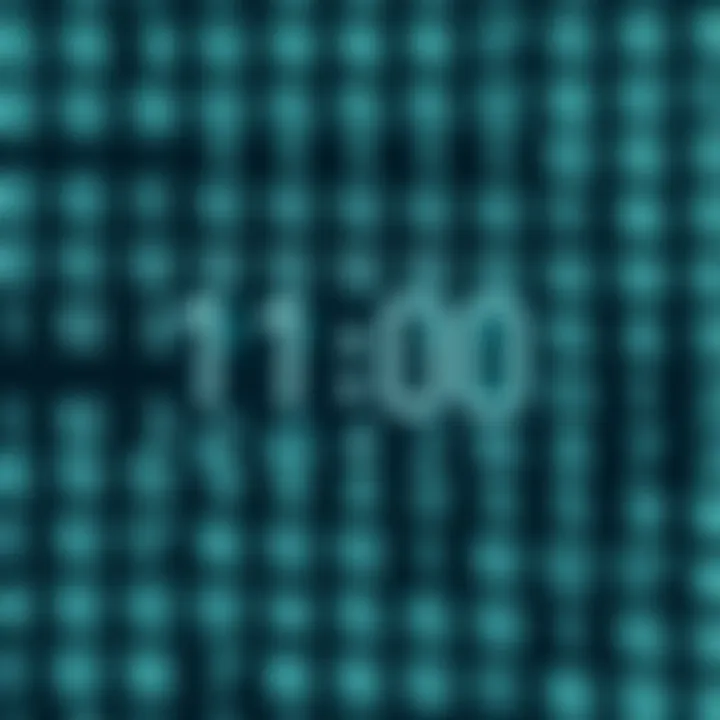 Example showing conversion of a binary number into its equivalent decimal sum using powers of two