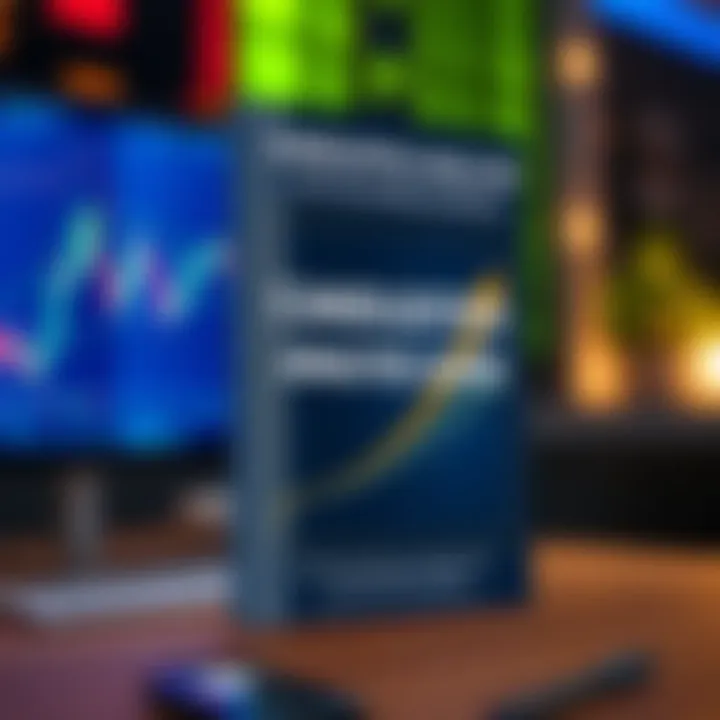 Guidebook cover featuring candlestick charts and analysis tools designed for South African traders