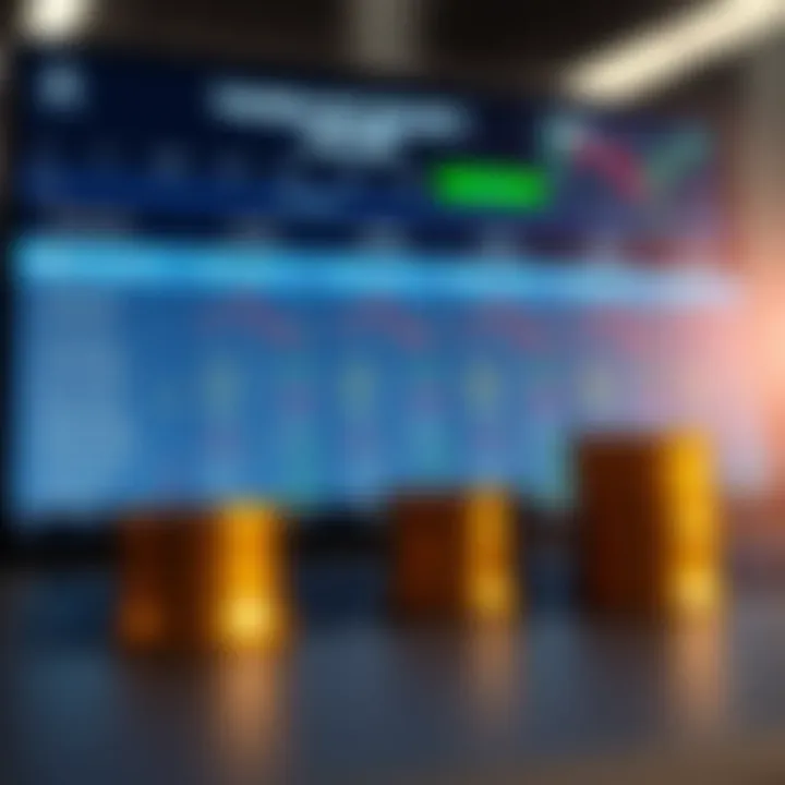 Comparison chart showing different trading app features and security ratings