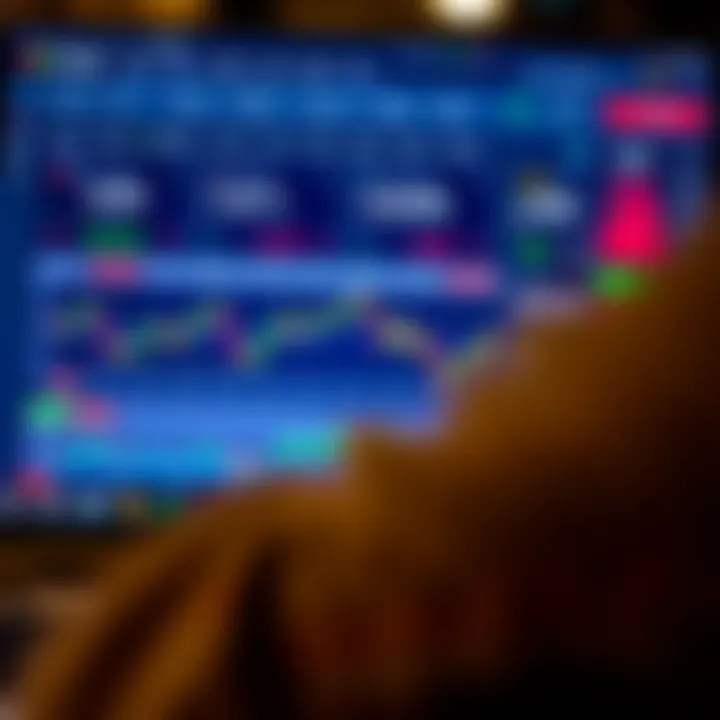 User interface of a South African trading application displaying market trends and asset options