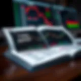 Open forex trading manual displaying charts and currency pairs for educational purposes