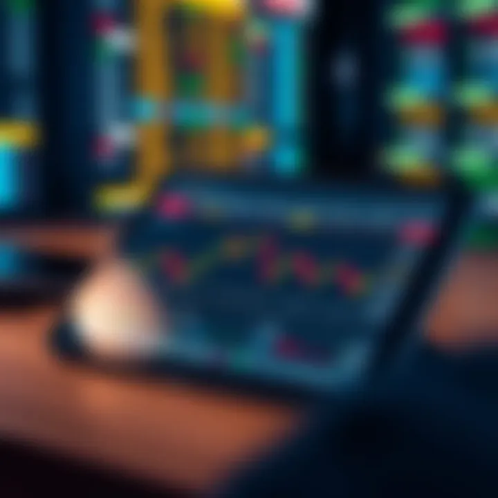 Digital tablet showing forex trading strategies with market indicators tailored for South African traders