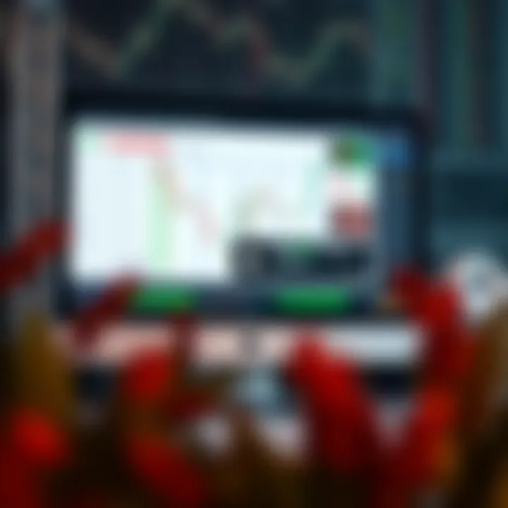 Computer screen displaying a forex tutorial video explaining key trading strategies