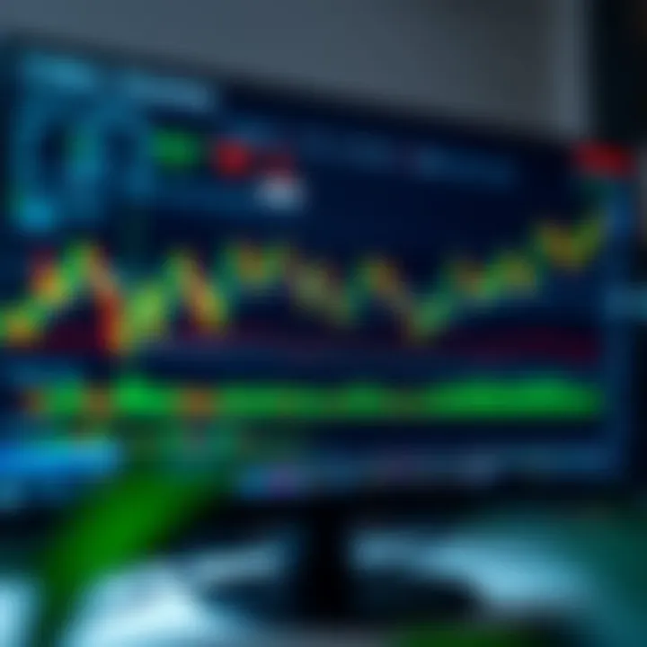 Detailed forex trading charts and currency pairs displayed on a computer screen