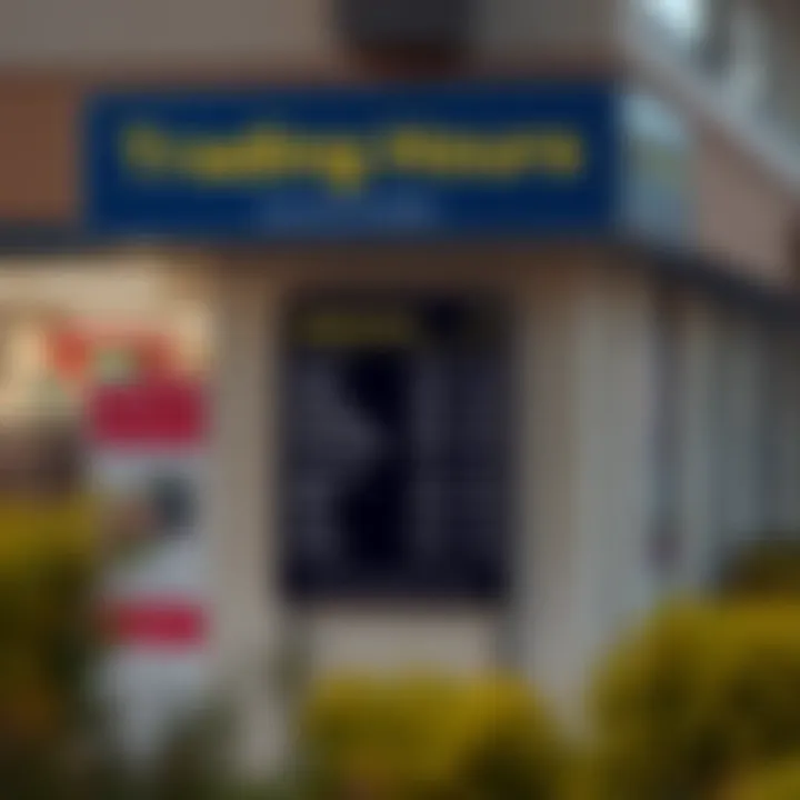 Signboard displaying operating hours and services offered at Edenvale Home Affairs