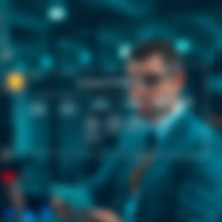 Flowchart illustrating stages of identifying and controlling business risks