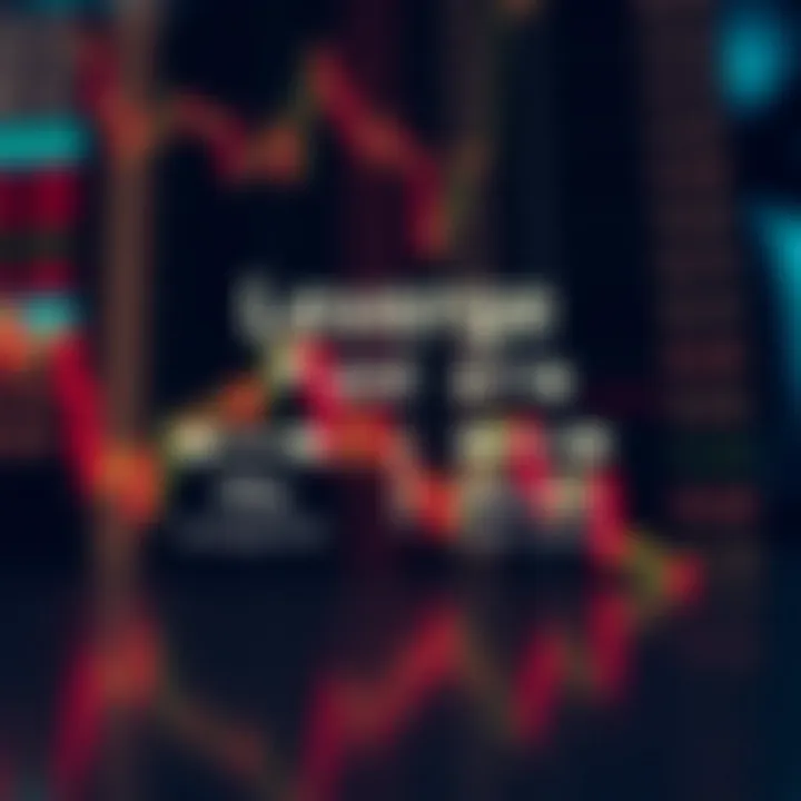 Graphic showing leverage and risk management concepts with arrows and percentage symbols