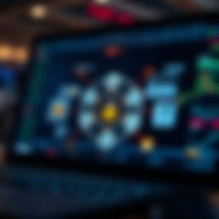 Diagram illustrating key features and security considerations for forex trading platforms