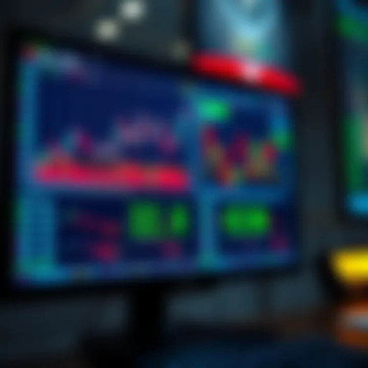 Overview of Effective Forex Trading Strategies Digital screen displaying forex trading strategies with graphs and currency symbols