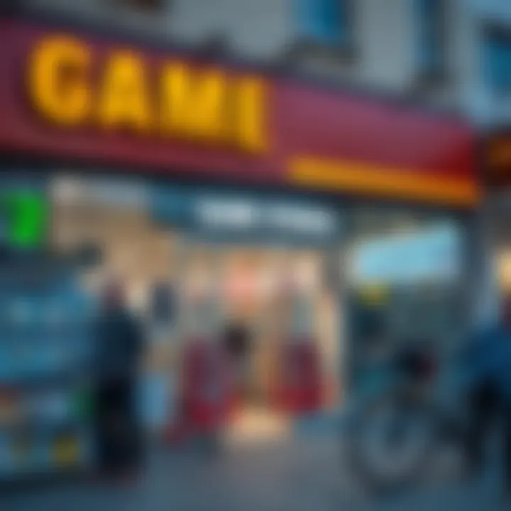 Wide view of a game store storefront in Port Elizabeth with visible opening hours