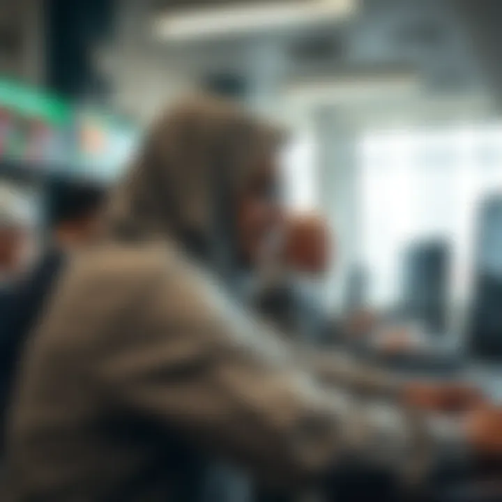 Visual representation of ethical forex trading choices and Shariah-compliant broker selection