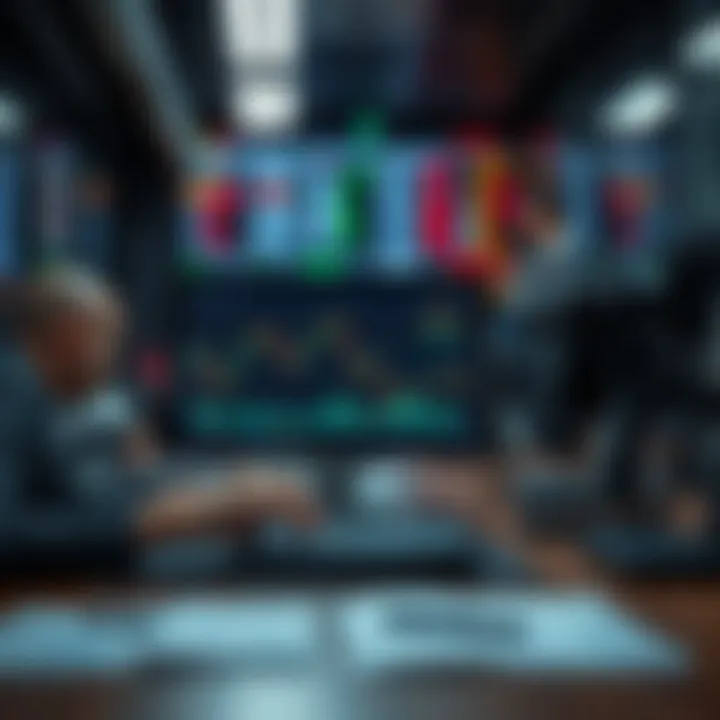 Conceptual illustration of risk management tools and strategies used in forex trading