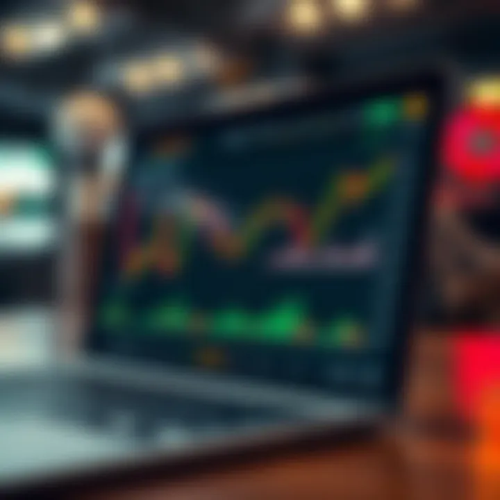 Conceptual representation of secure and transparent binary options trading platform interface on a digital device