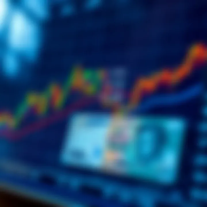 Graph showing forex market trends with South African currency