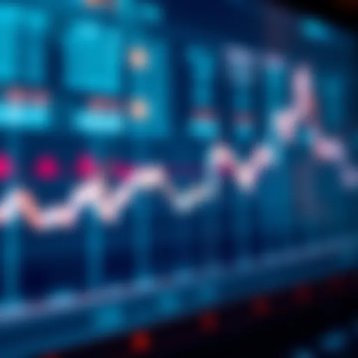 Growth Through Discipline and Continuous Learning in Forex Trading Abstract graph with upward trend lines representing growth through discipline and learning