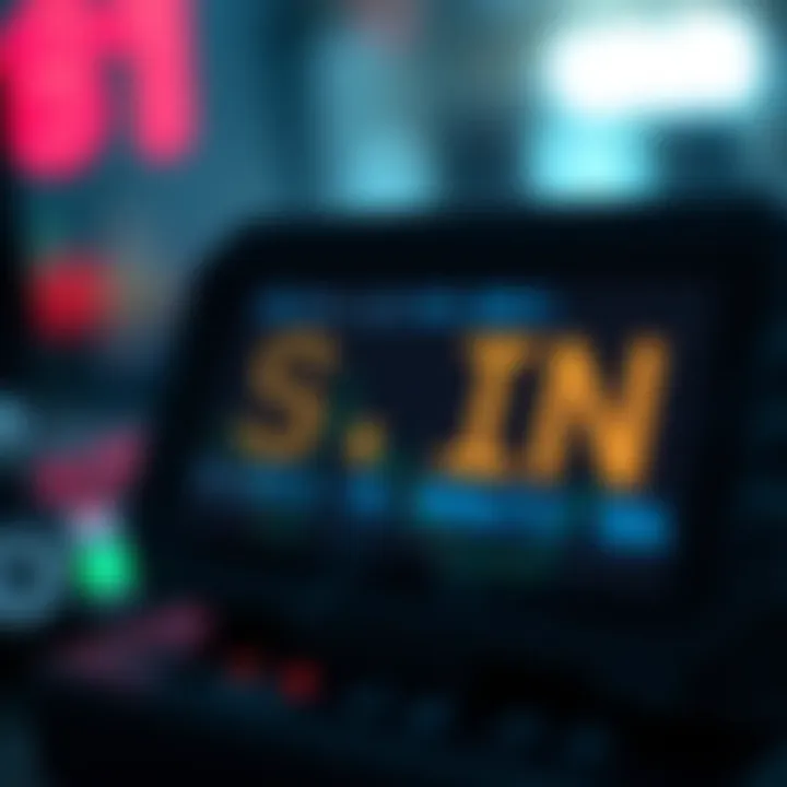 Illustration of a digital device converting ASCII text into binary code