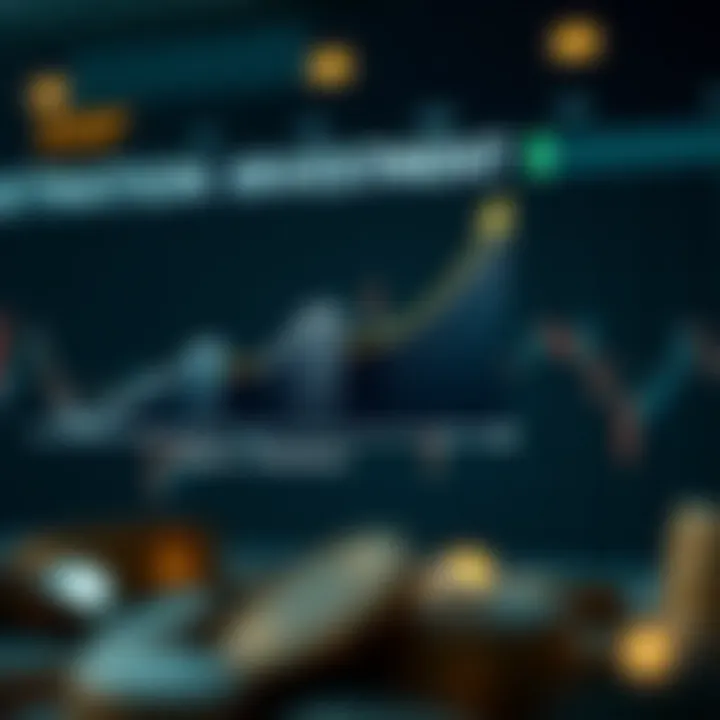 Diagram illustrating the binary investment concept with upward and downward arrows representing potential outcomes