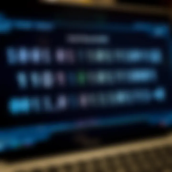 Diagram illustrating binary digits converting into corresponding ASCII text characters on a digital screen