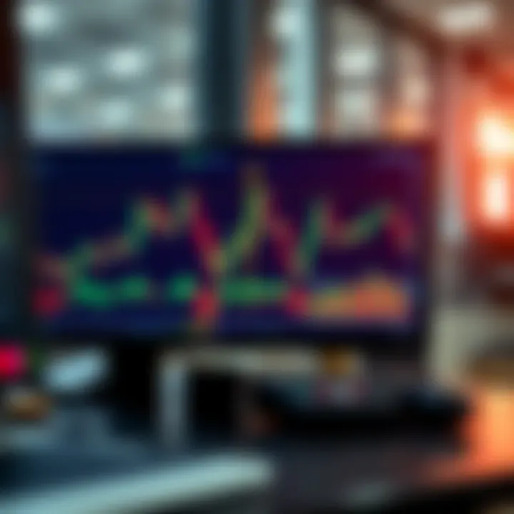 Graphical representation of automated trading systems analyzing forex market data