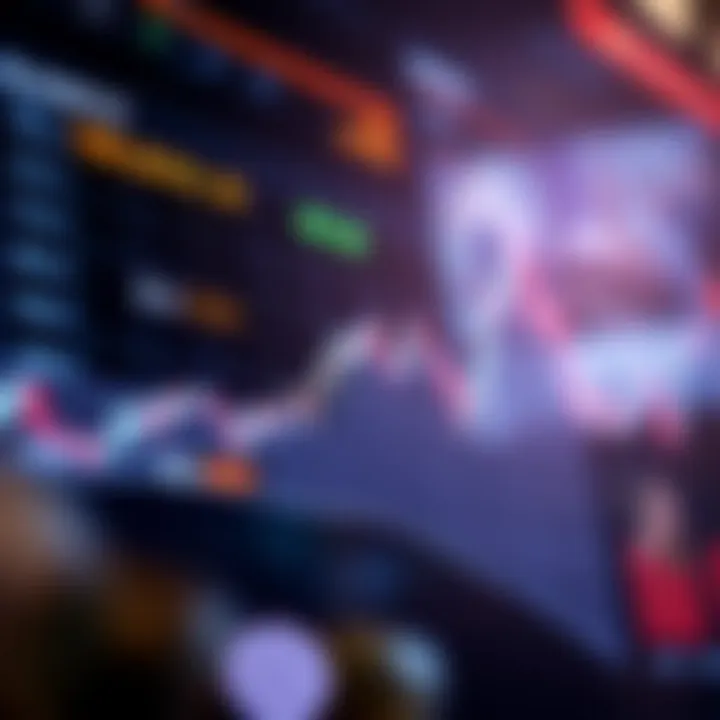 Graph displaying currency exchange rates influenced by global economic news