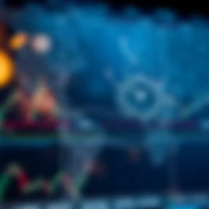 Global map highlighting major forex trading sessions with time zones for London, New York, Tokyo, and Sydney