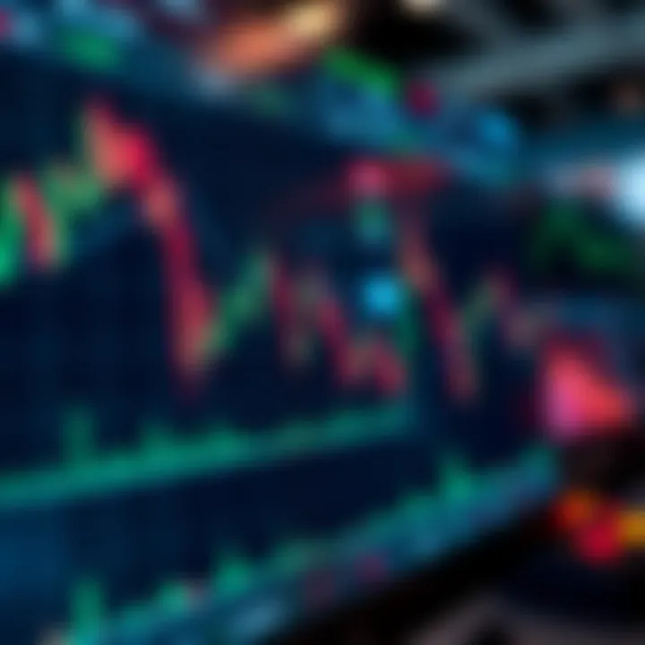Graph showing forex trading platform interface with currency pairs and charts
