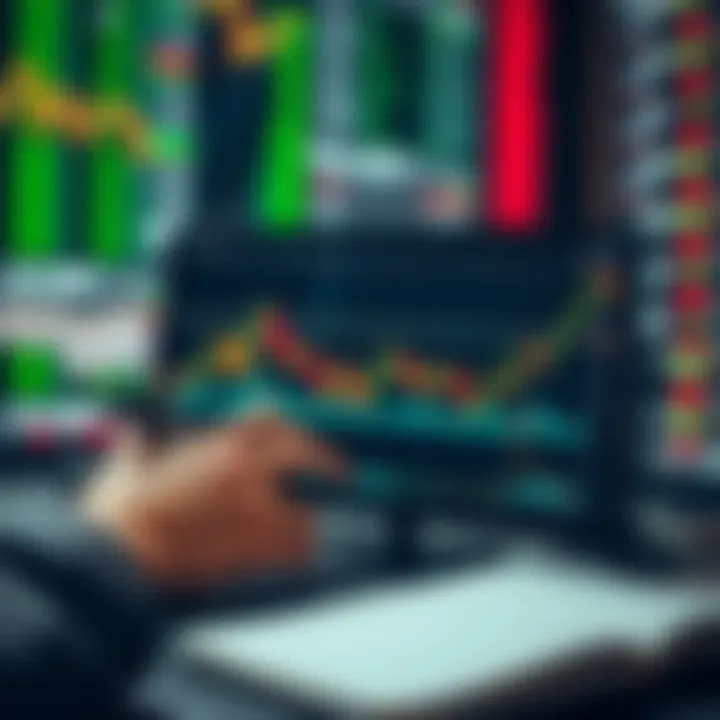 Conceptual illustration of risk assessment and decision making in binary trading strategies