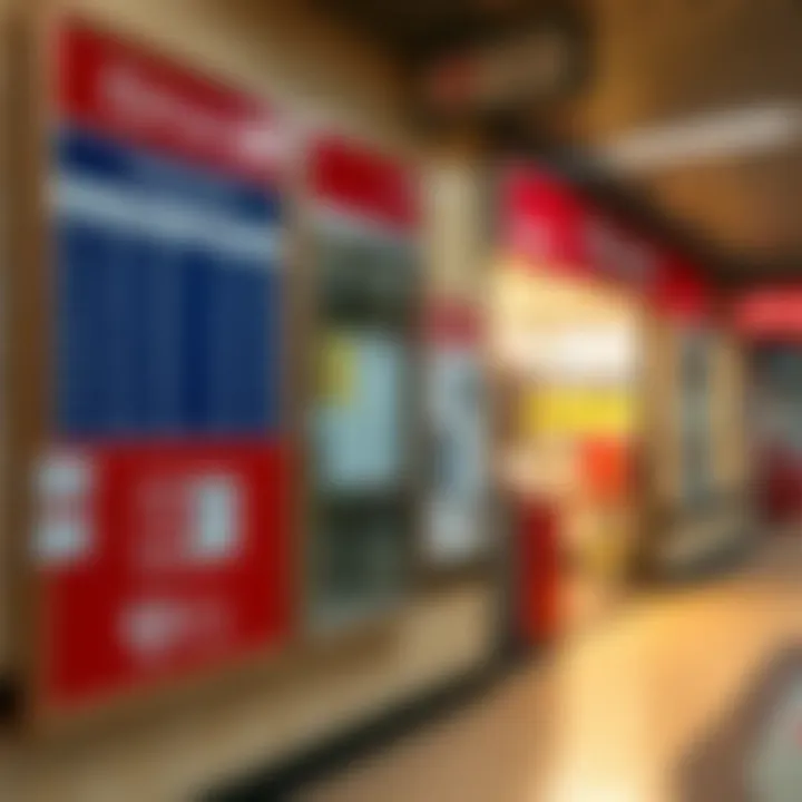 Informational board displaying the trading hours and postal services at Wilro Park Post Office