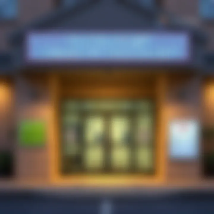 Front entrance of Winkelspruit Licensing Department with clear signage and operating hours displayed