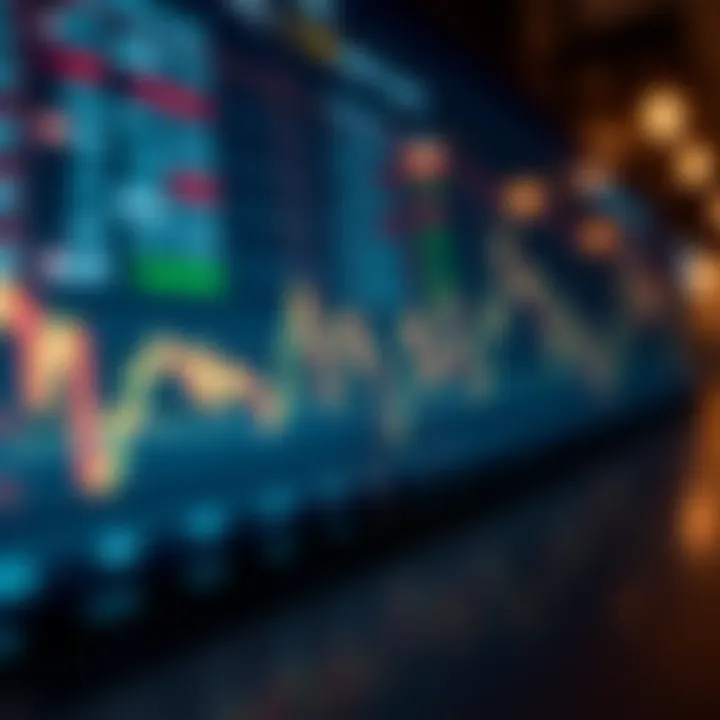 Binary Trading Outcomes Visualization Graph illustrating binary trading outcomes with upward and downward trends