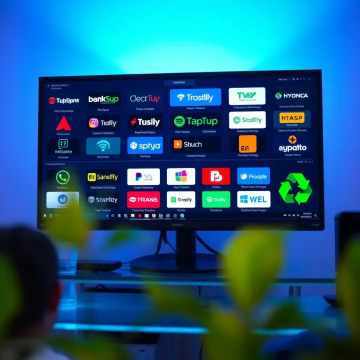 Popular Forex Trading Platforms for South African Traders Collection of various forex trading platform logos displayed on a virtual screen