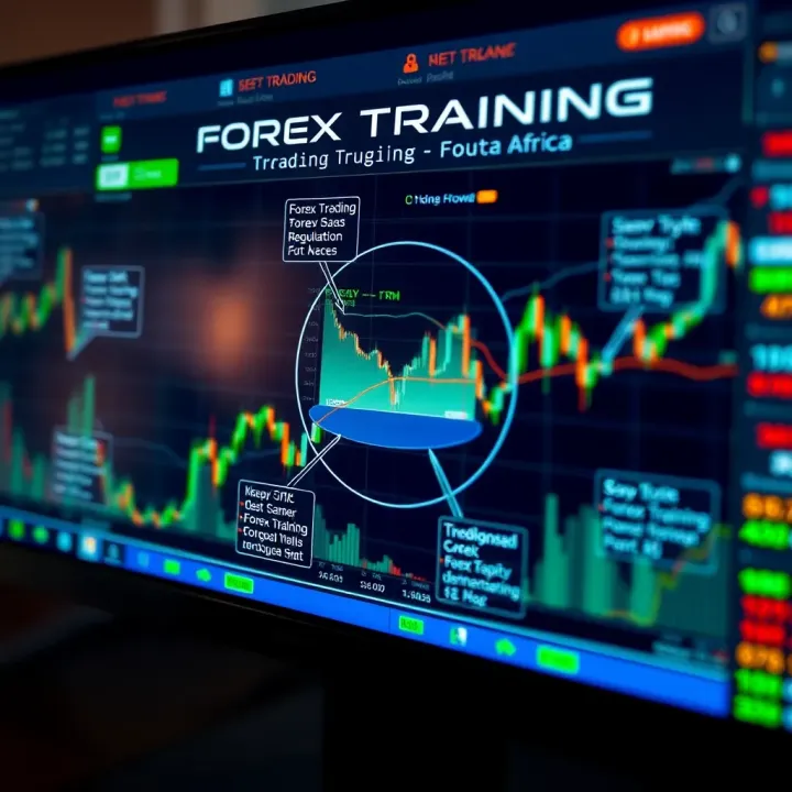 Forex Trading Training Options and Regulatory Overview in South Africa Diagram illustrating various forex trading training options and regulatory framework