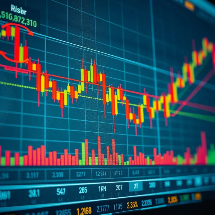 Chart illustrating risk management principles with clear stop loss and take profit levels in binary trading