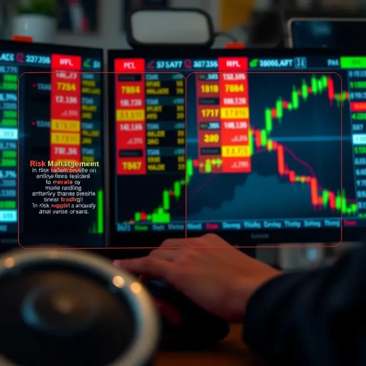 Diagram illustrating risk management techniques for binary options