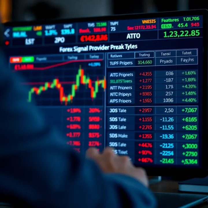 Assessing Key Metrics of Forex Signal Providers for Effective Trading Comparison of different forex signal providers showing ratings, features, and reliability metrics