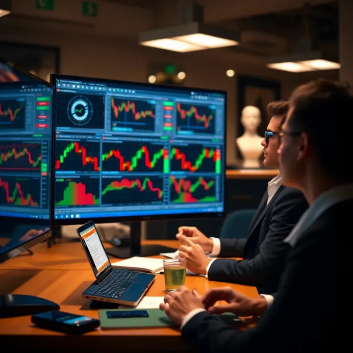 Online discussion board showing forex trading conversations and charts