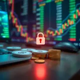 Illustration of a secure forex trading account setup with currency symbols