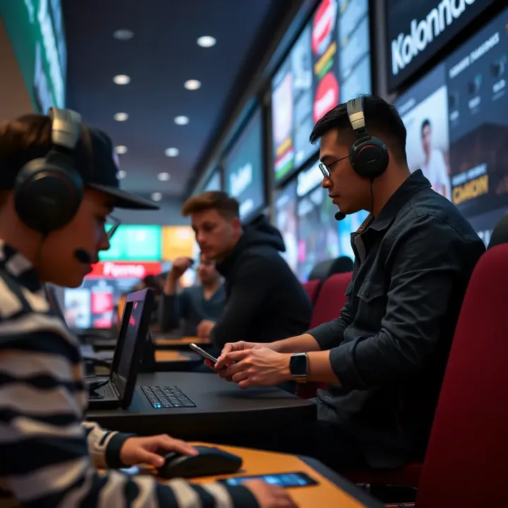 Visitors engaging in game trading at Kolonnade Shopping Centre during peak hours