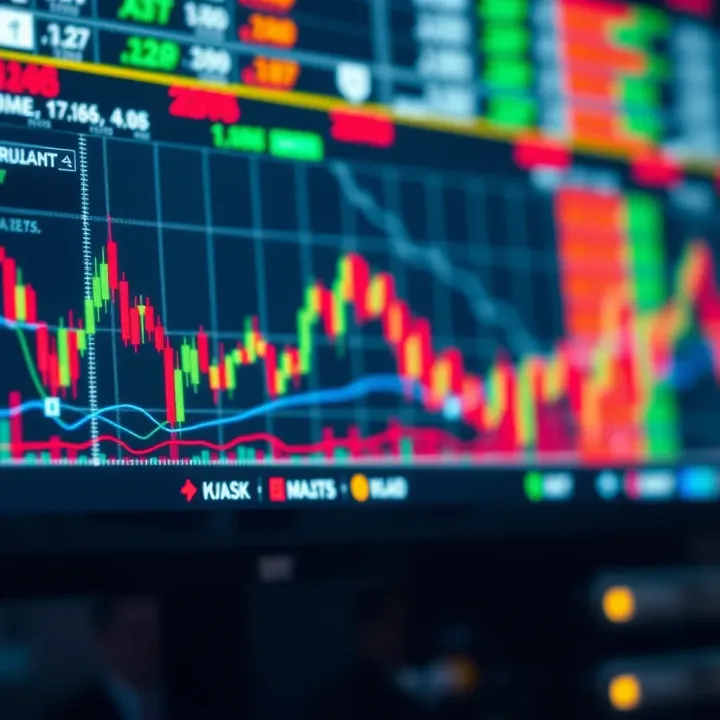 Conceptual representation of risk management strategies and global economic impact on forex trading