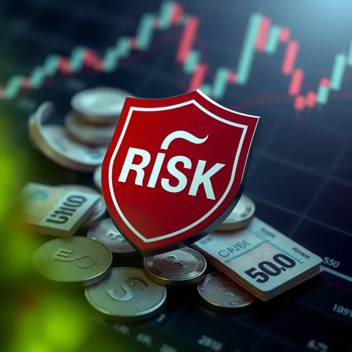 Effective Risk Management Strategies in Forex Trading Conceptual representation of risk management with protective shield over forex currency symbols
