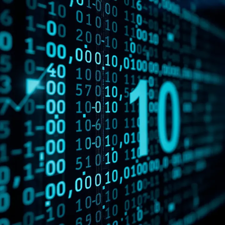 Illustration of binary code applied in digital devices relevant to South African technology