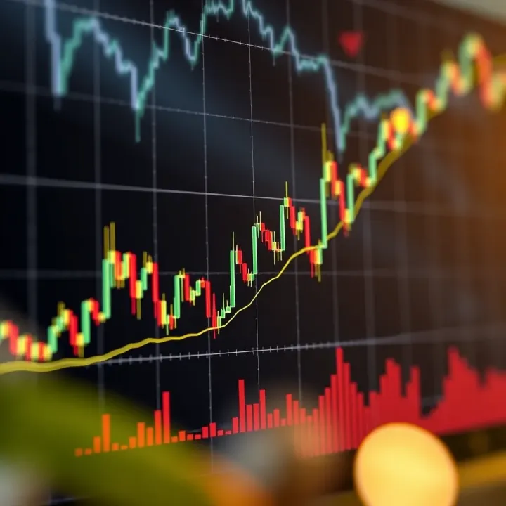 Bearish Continuation Pattern with Descending Flag Illustration of a bearish continuation pattern featuring descending flags signaling ongoing downward market movement