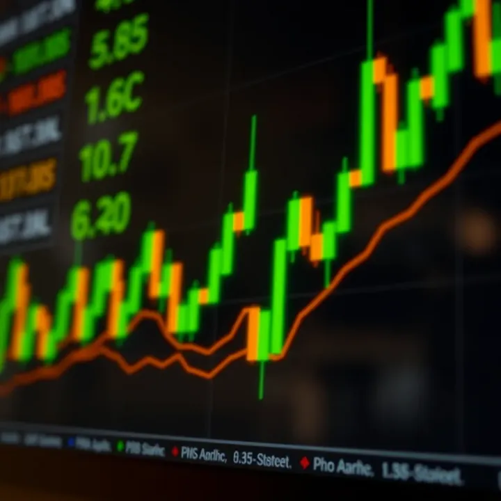 Illustration of a Doji candlestick pattern showing equal opening and closing prices indicating market indecision