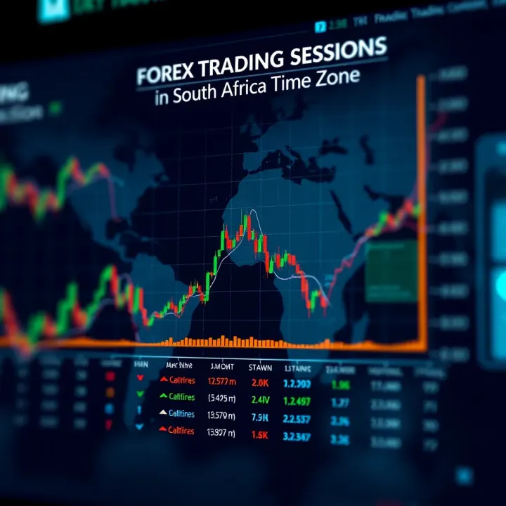 Visual chart depicting the best forex trading session overlaps tailored to South Africa time zone for optimal strategy planning