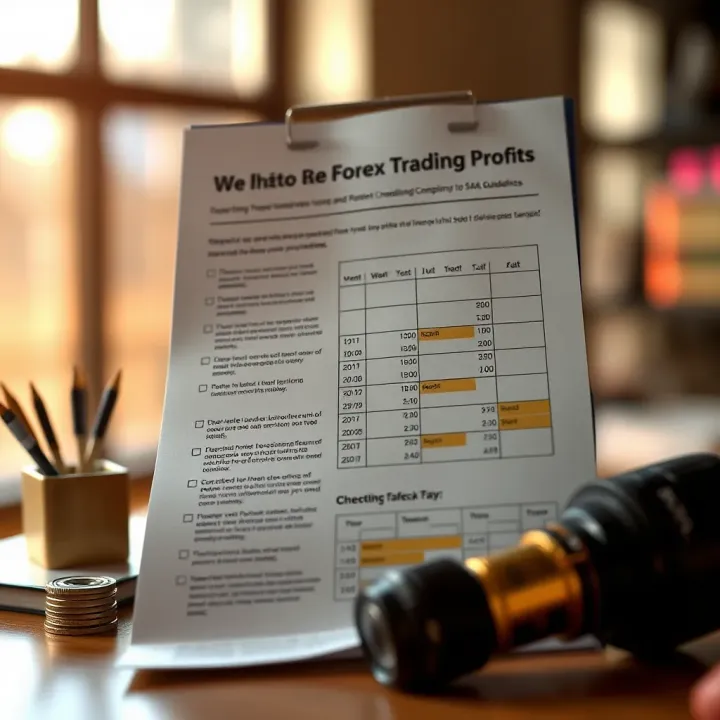 Reporting Forex Trading Profits and Compliance with SARS Guidelines Checklist and calendar highlighting key dates for reporting forex profits and complying with South African Revenue Service regulations
