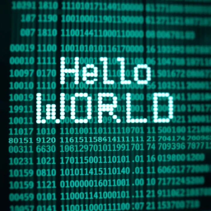 Binary representation of the phrase Hello World using ASCII encoding