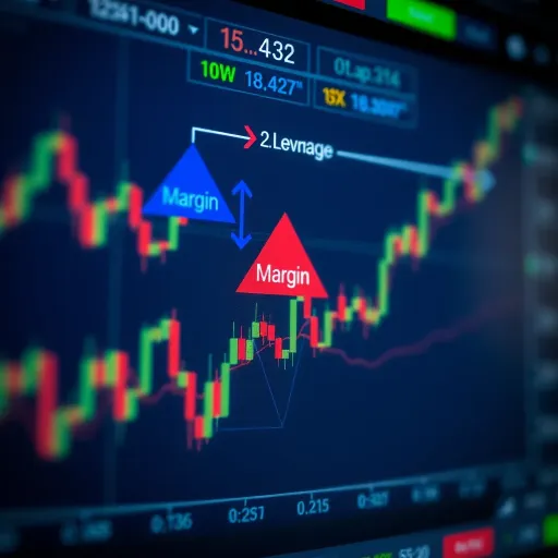 Margin and Leverage Dynamics in Forex Trading Diagram illustrating the relationship between margin, leverage, and trading capital in forex